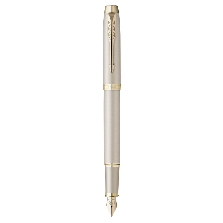 Parker IM Mono Fountain Pen Med Nib Blue Ink GB