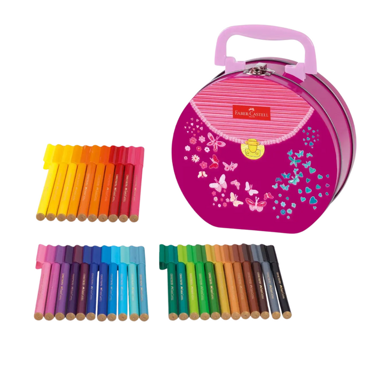 Faber-Castell Connector Fibre-Tip Pen Handbag 33 Pieces - A155537