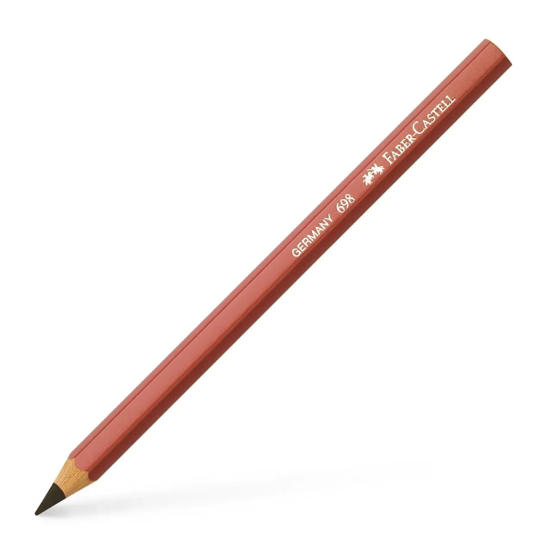 Faber-Castell Meat Marking Pencil Brown Box Of 12 - A216983