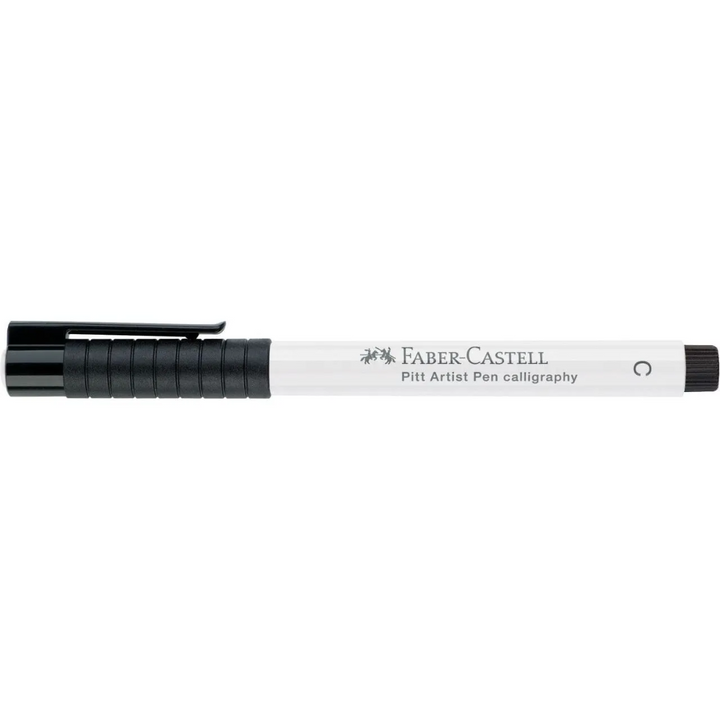 Faber-Castell Pitt Artist India Ink Pen C 101 White Box Of 10 - A167501