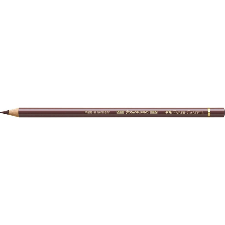 Faber-Castell Polychromos Colour Pencil 176 Van Dyck Brown Box Of 6 - A110176