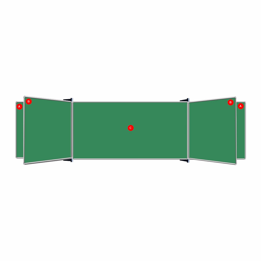 Parrot Educational Board Non-Magnetic Chalkboard (2420*1220 - Centre Panel - Option C) - ED9076