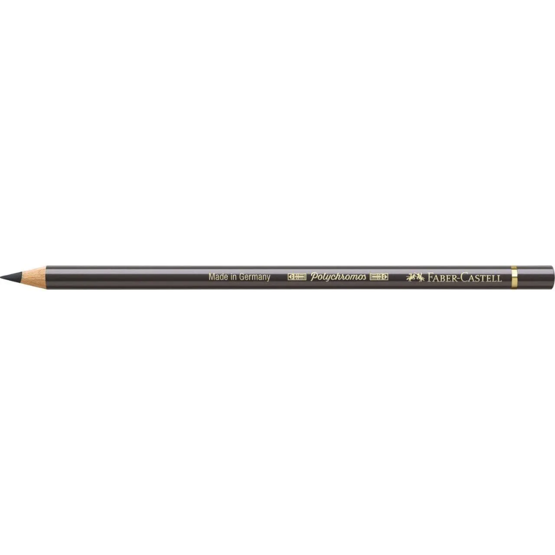 Faber-Castell Polychromos Colour Pencil 175 Dark Sepia Box Of 6 - A110175