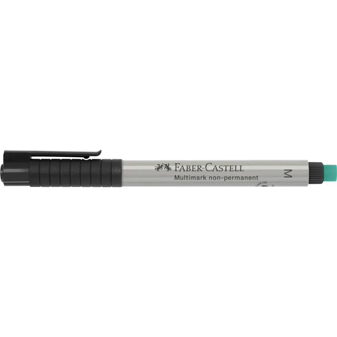 Faber-Castell Multimark Overhead Water-Soluble Marker M Black Box of 10 - A152699