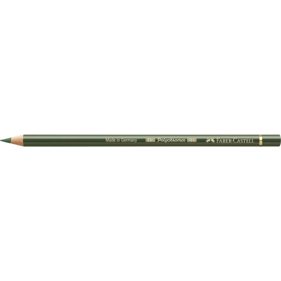 Faber-Castell Polychromos Colour Pencil 174 Chromium Green Opaque Box Of 6 - A110174