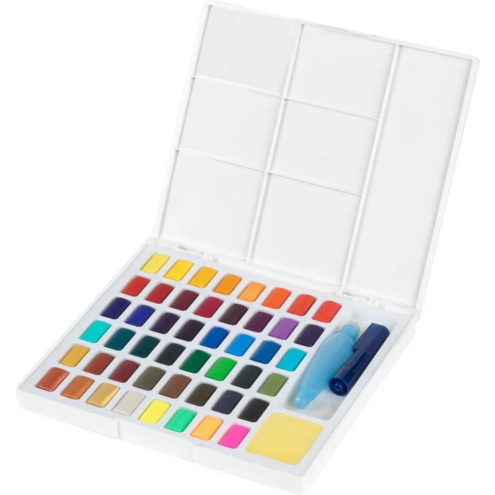 Faber-Castell Watercolours In Pans 48ct Set - A169748