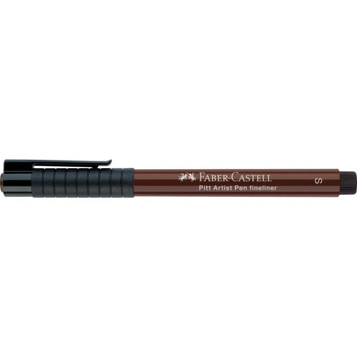 Faber-Castell Pitt Artist India Ink Pen S 175 Sepia Box Of 10 - A167175