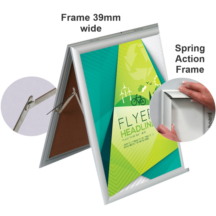 Parrot A-Frame Poster Frame (Sandwich)