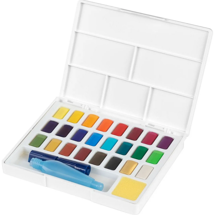 Faber-Castell Watercolours In Pans 24ct Set - A169724