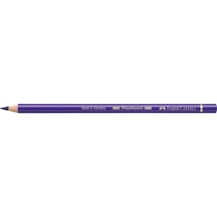Faber-Castell Polychromos Colour Pencil 137 Blue Violet Box Of 6 - A110137