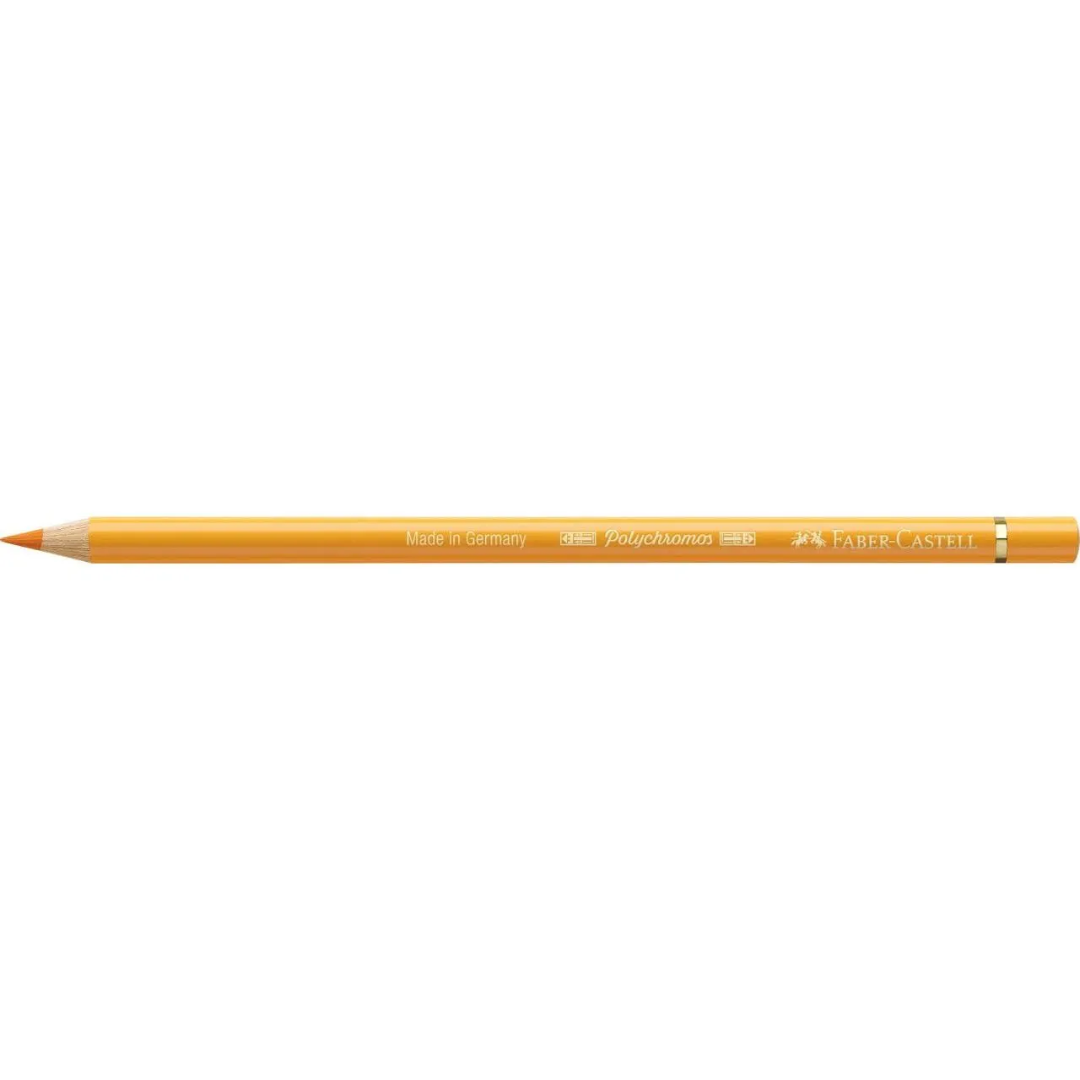 Faber-Castell Polychromos Colour Pencil 109 Dark Chrome Yellow Box Of 6 - A110109