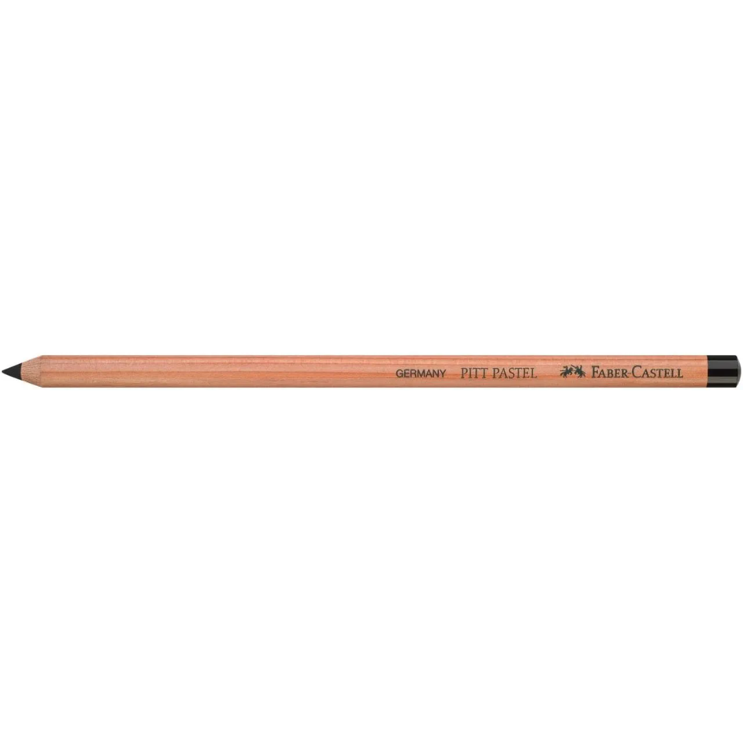 Faber-Castell Pitt Pastel Pencil 199 Black Box Of 6 - A112299