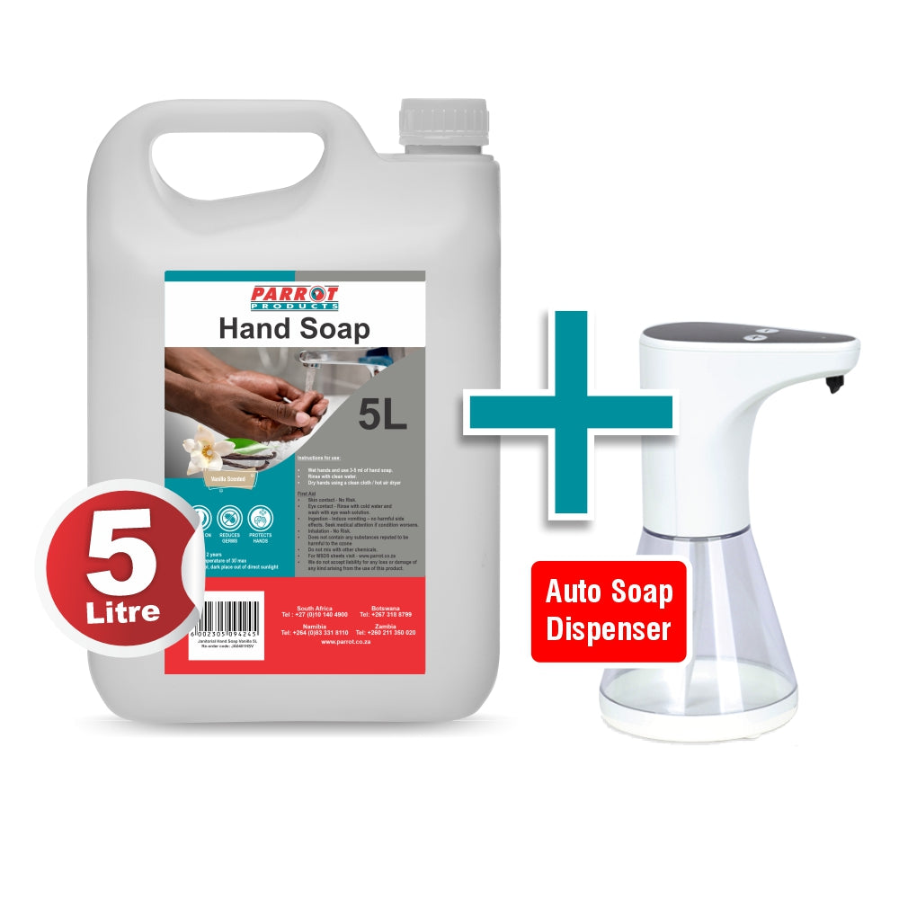 Parrot Hand Soap + Free Counter Soap Dispenser