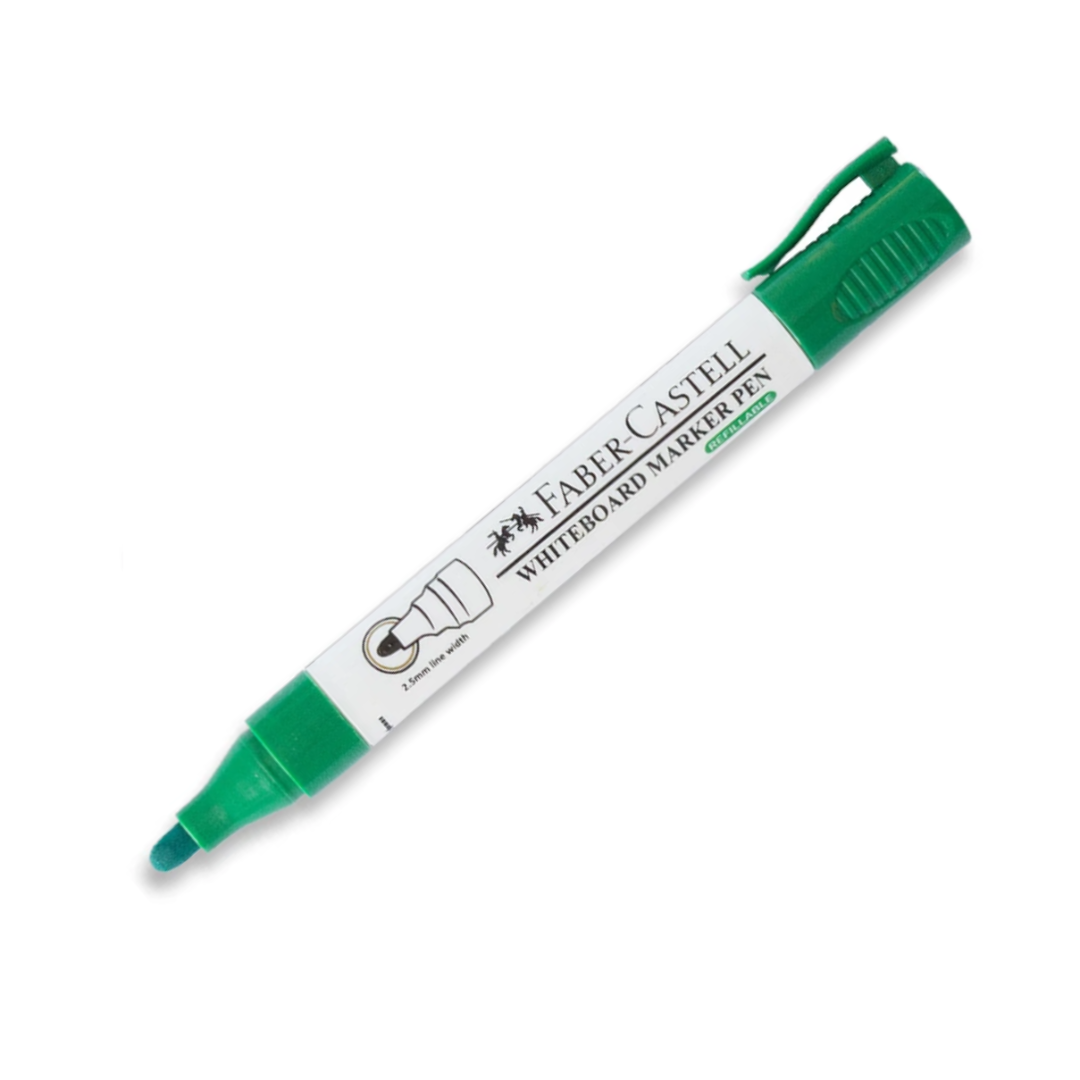 Faber-Castell Whiteboard Marker Green Box of 12 - A555963