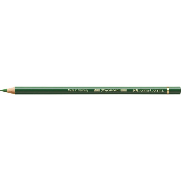 Faber-Castell Polychromos Colour Pencil 167 Permanent Green Olive Box Of 6 - A110167