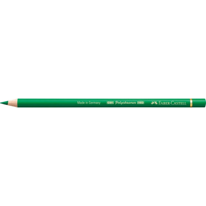 Faber-Castell Polychromos Colour Pencil 163 Emerald Green Box Of 6 - A110163
