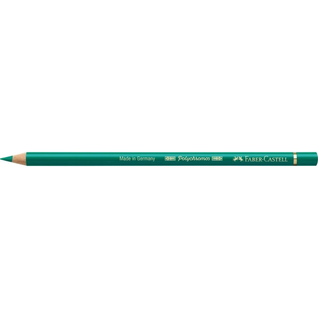 Faber-Castell Polychromos Colour Pencil 161 Phthalo Green Box Of 6 - A110161