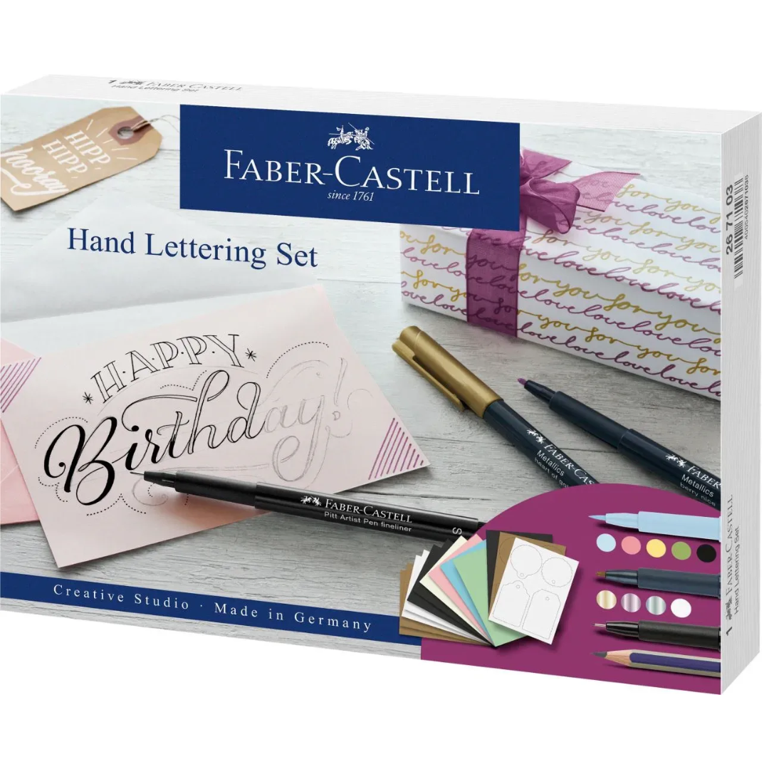 Faber-Castell Hand Lettering Creative Set Of 12 - A267103