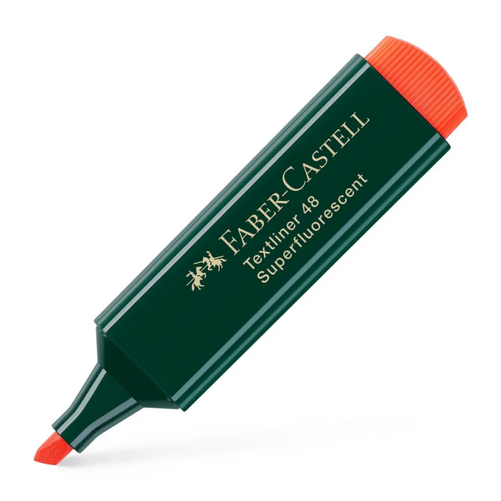 Faber-Castell Textliner 48 Superfluorescent Orange Box of 10 - A154815