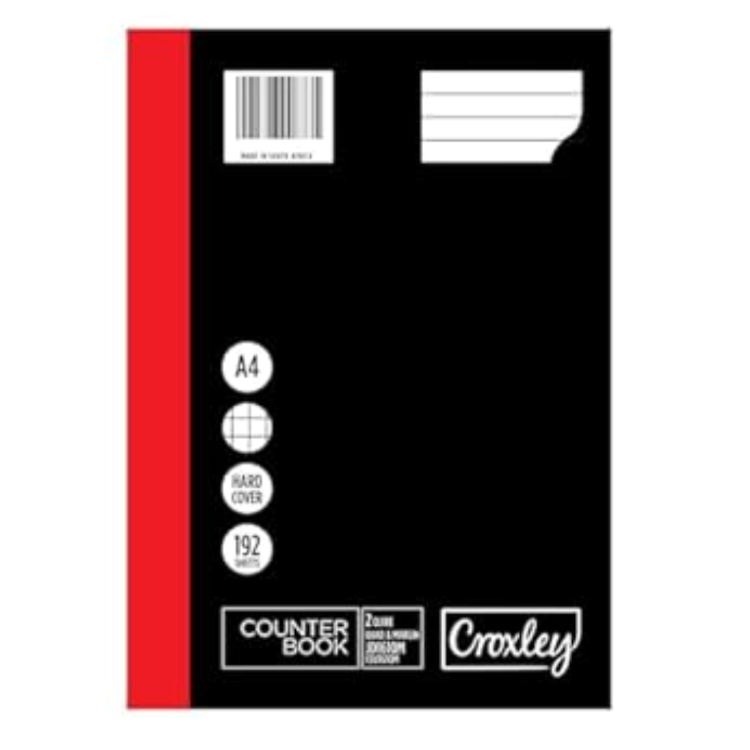 Croxley JD161 2-Q 192 Pg Ruled Quad &amp; Margin A4