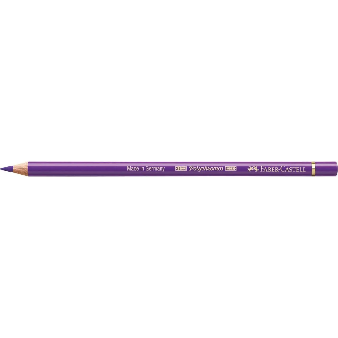 Faber-Castell Polychromos Colour Pencil 136 Purple Violet Box Of 6 - A110136