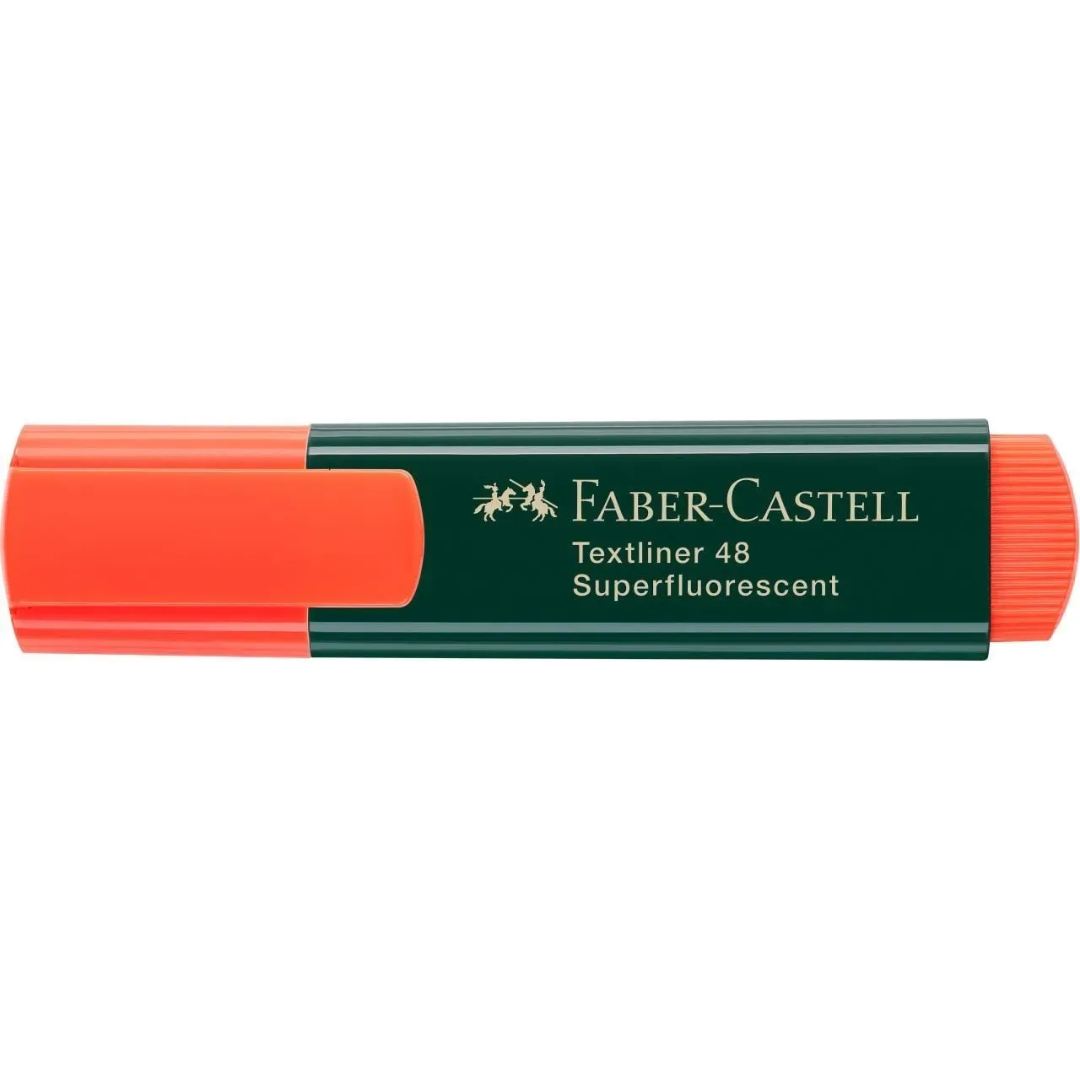 Faber-Castell Textliner 48 Superfluorescent Orange Box of 10 - A154815