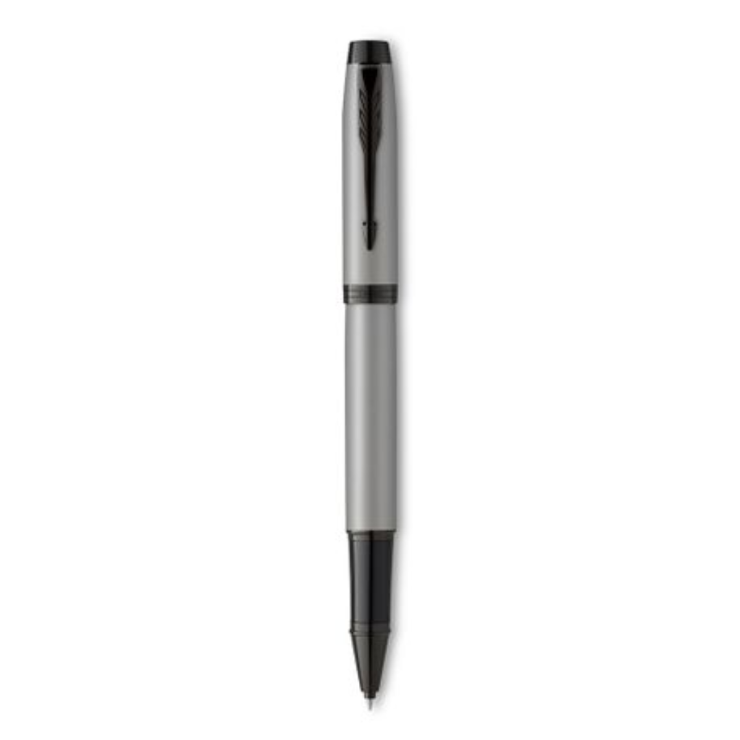 Parker IM Achromatic Rollerball Pen - Fine Nib - Black Ink - Giftbox