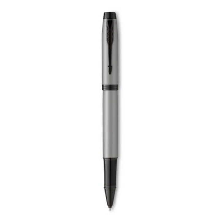 Parker IM Achromatic Rollerball Pen - Fine Nib - Black Ink - Giftbox