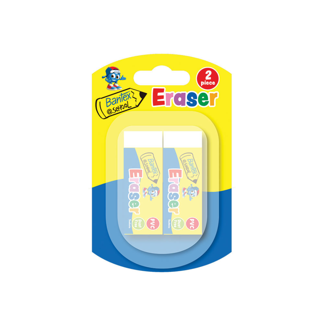 Bantex School Eraser Large PVC &amp;amp - BKR970980