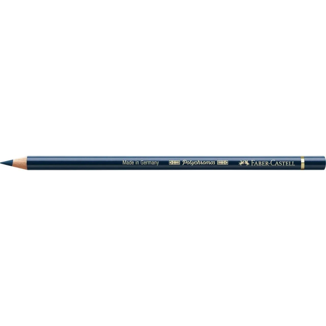 Faber-Castell Polychromos Colour Pencil 157 Dark Indigo Box Of 6 - A110157