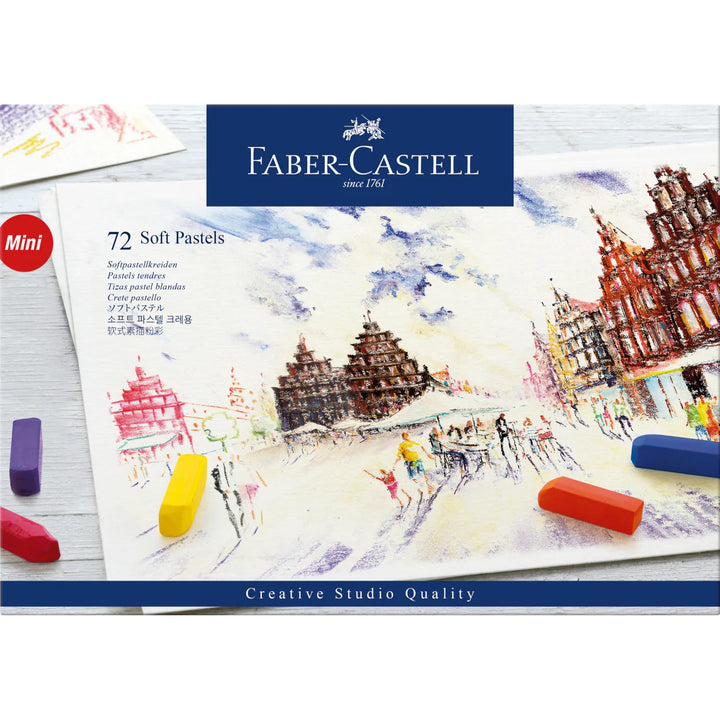 Faber-Castell Soft Pastels Mini Cardboard Wallet Of 72 - A128272