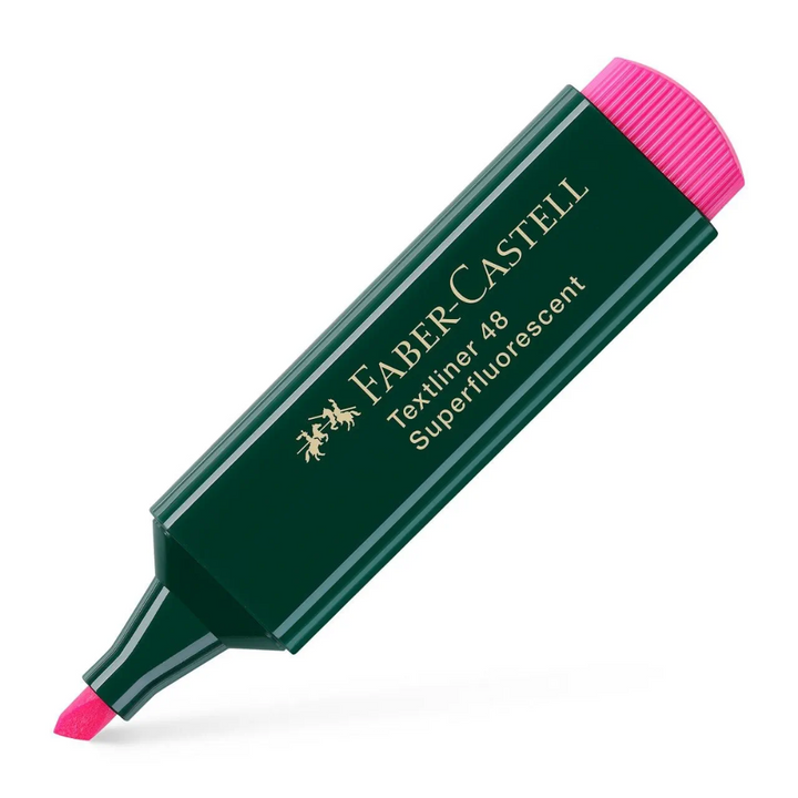 Faber-Castell Textliner 48 Superfluorescent Pink Box of 10 - A154828