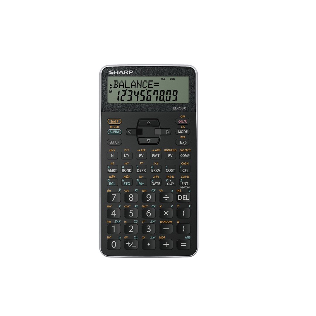 Sharp financial calculator EL738xtb - 12 digits