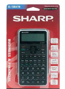 Sharp financial calculator EL738xtb - 12 digits