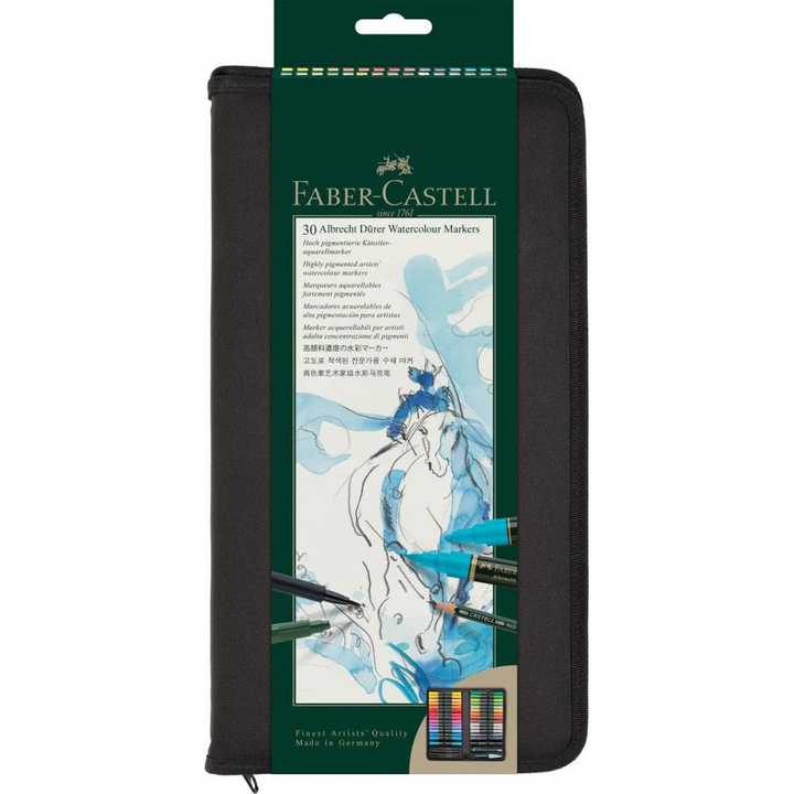 Faber-Castell Albrecht Dürer Watercolour Marker Zipper-Wallet Of 30 - A160301