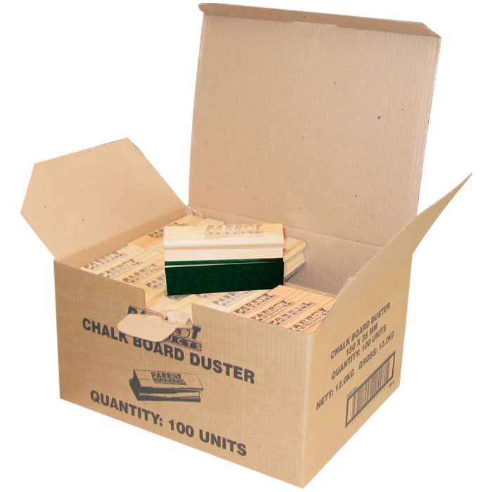 Parrot Chalk Board Dusters (150*35mm - Boxed 100 - Green) - BA0116A