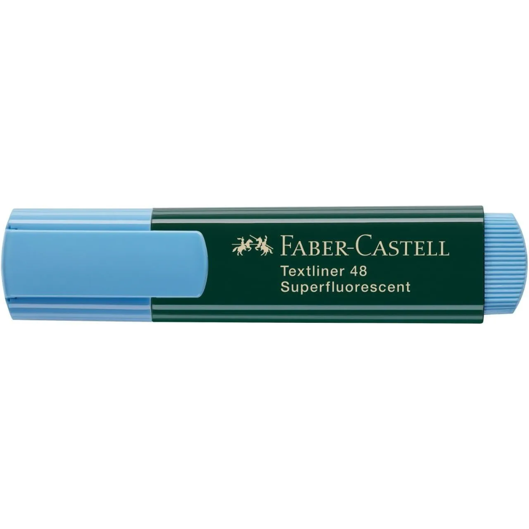 Faber-Castell Textliner 48 Superfluorescent Blue Box of 10 - A154851