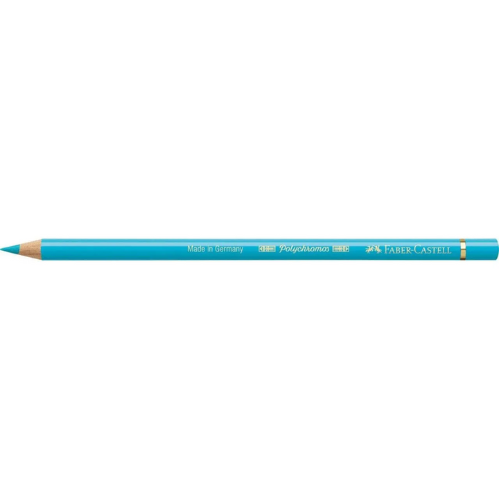 Faber-Castell Polychromos Colour Pencil 154 Light Cobalt Turquoise Box Of 6 - A110154