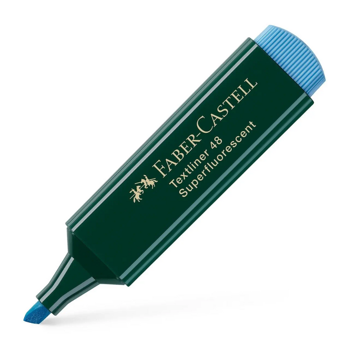 Faber-Castell Textliner 48 Superfluorescent Blue Box of 10 - A154851