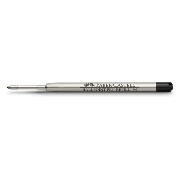 Faber-Castell Spare Refill Ballpoint, M, Black Box of 10