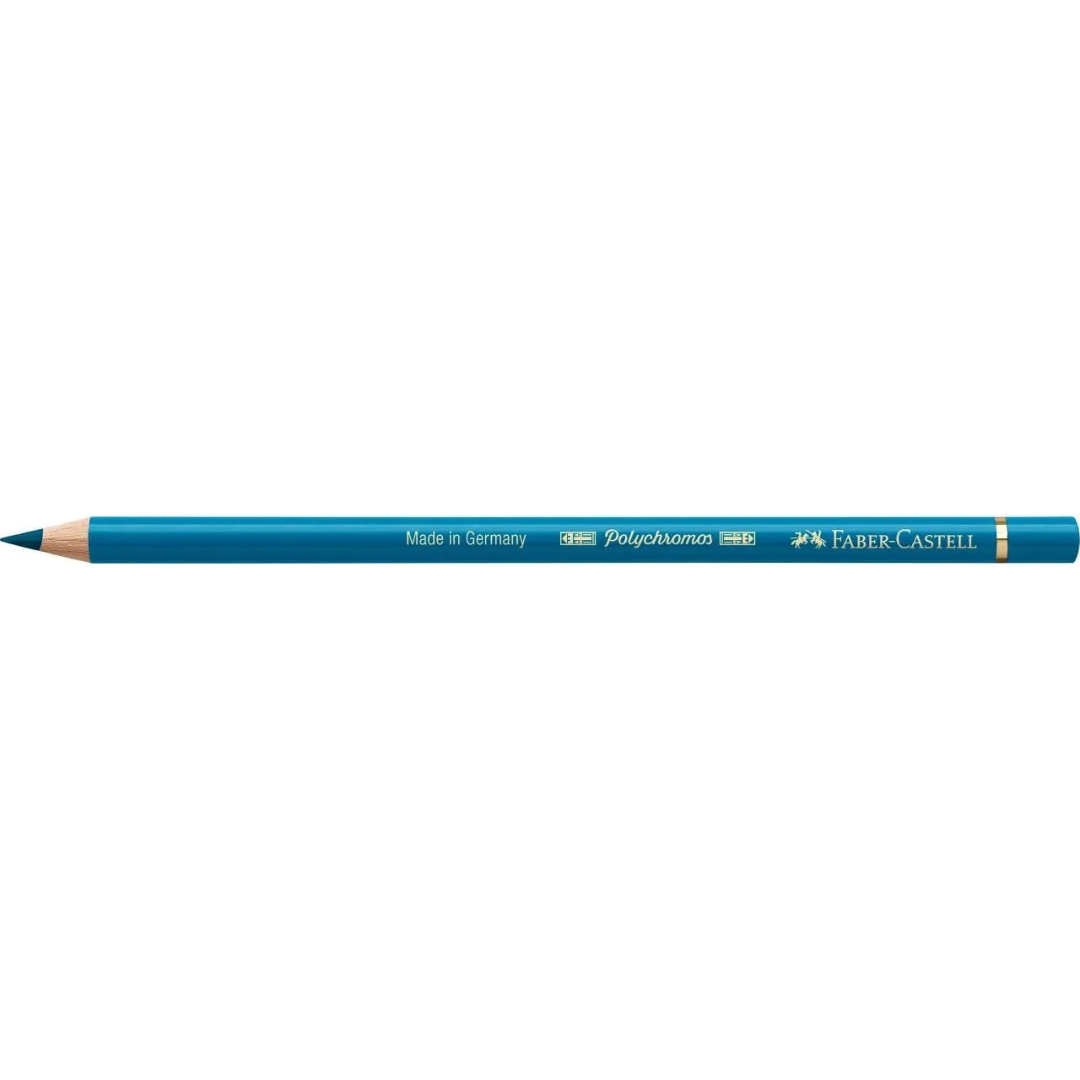 Faber-Castell Polychromos Colour Pencil 153 Cobalt Turquoise Box Of 6 - A110153