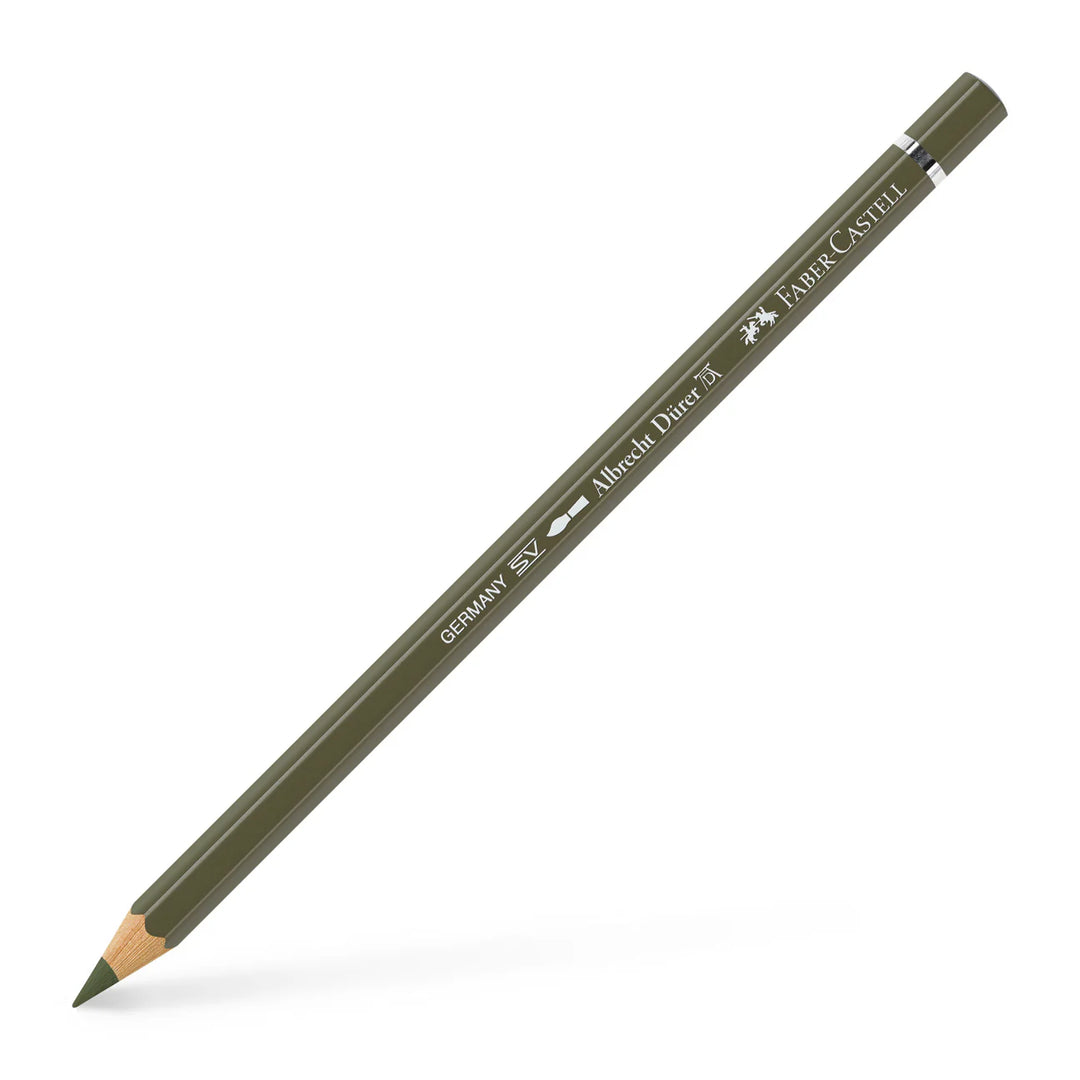 Faber-Castell Albrecht Dürer Watercolour Pencil 173 Olive Green Yellowish Box Of 6 - A117673