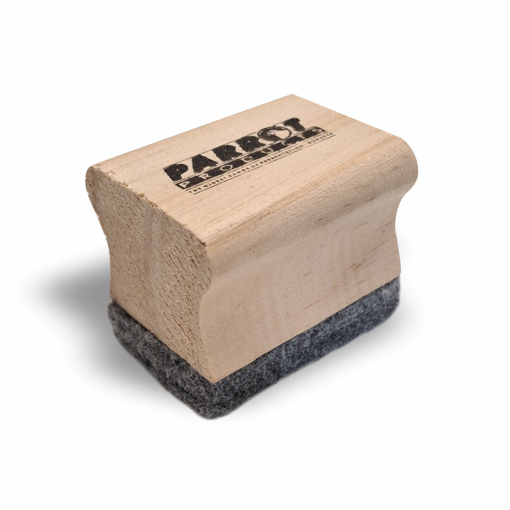 Parrot Wood Chalk Board Duster (50x35mm-Pack of 10)