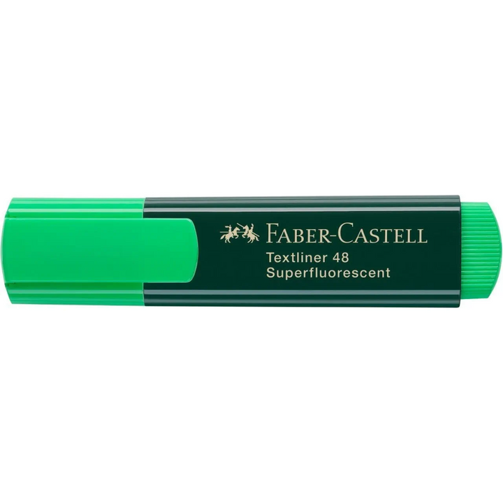 Faber-Castell Textliner 48 Superfluorescent Green Box of 10 - A154863