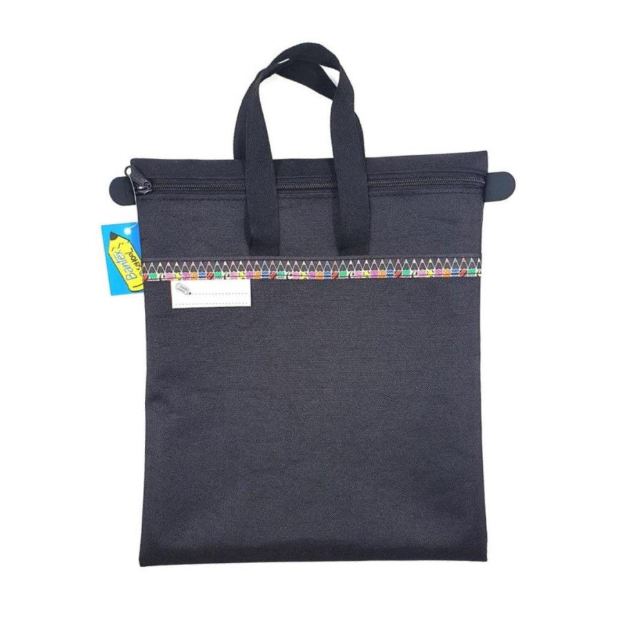 Bantex Library Bag Portrait with Zip and Handles