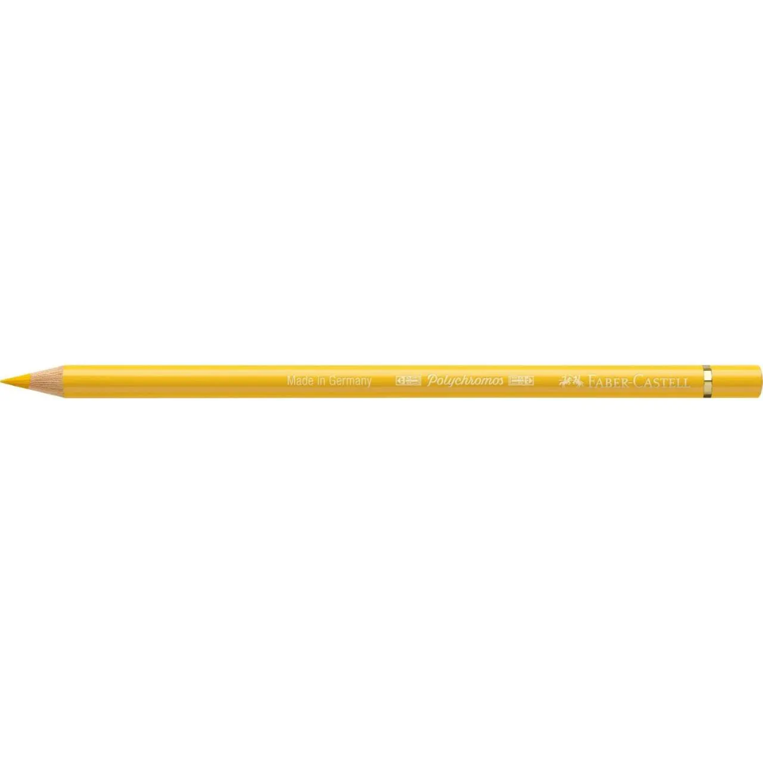 Faber-Castell Polychromos Colour Pencil 107 Cadmium Yellow Box Of 6 - A110108