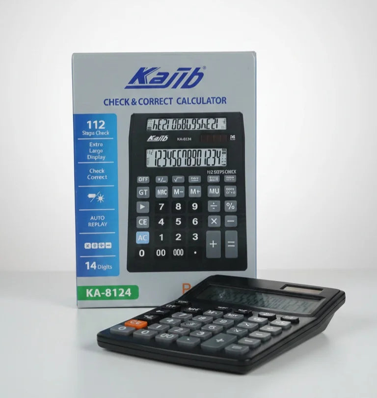 Kajib 8124 check and correct calculator