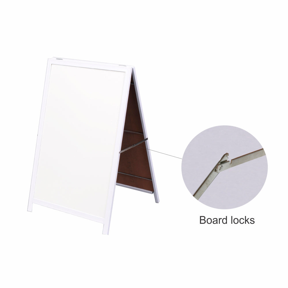 Parrot A-Frame Whiteboard (Non Mag Steel Frame 900*600mm) - SN0824