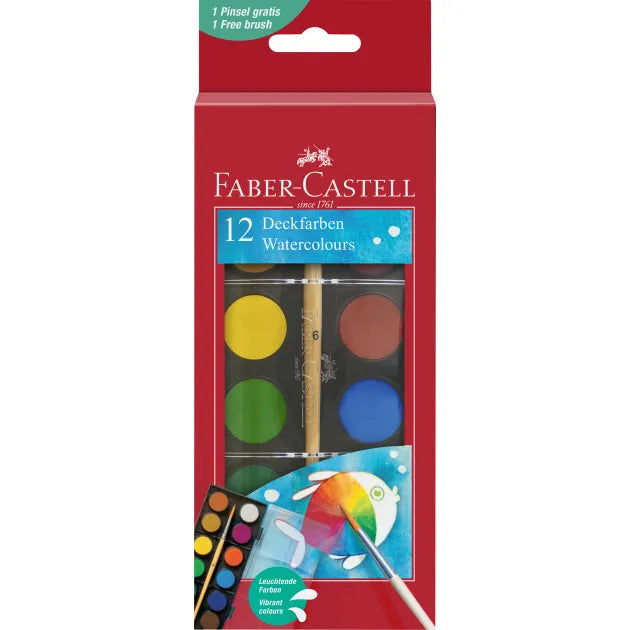 Watercolour Paint Set of 12 &amp;#8211 - A125011