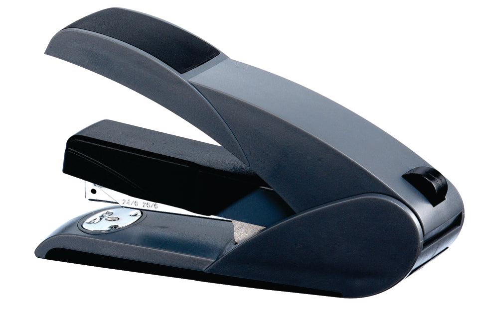 STAPLER PLASTIC LIGHT TOUCH 105x(24/6 26/6) BLACK - ST3060B